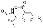 1-(4-METHOXY-2-NITROPHENYL)-5-METHYL-PYRAZOL-3-ONE Struktur