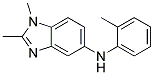 (1,2-DIMETHYL-1H-BENZOIMIDAZOL-5-YL)-O-TOLYL-AMINE Struktur