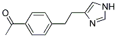 1-[4-[2-(1H-IMIDAZOL-4-YL)-ETHYL]-PHENYL]-ETHANONE Struktur