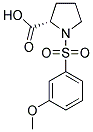 1-[(3-METHOXYPHENYL)SULFONYL]PROLINE Struktur