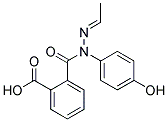 2-[1-(4-HYDROXY-PHENYL)-ETHYLIDENE-HYDRAZINOCARBONYL]-BENZOIC ACID Struktur