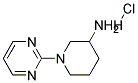 1-(2-PYRIMIDINYL)-3-PIPERIDINAMINE HYDROCHLORIDE Struktur