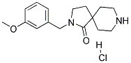 2-(3-METHOXYBENZYL)-2,8-DIAZASPIRO[4.5]DECAN-1-ONE HYDROCHLORIDE Struktur