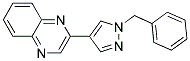 2-(1-BENZYL-1H-PYRAZOL-4-YL)QUINOXALINE Struktur