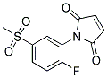 1-[2-FLUORO-5-(METHYLSULPHONYL)PHENYL]-(1H)-PYRROLE-2,5-DIONE Struktur