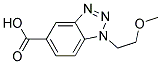 1-(2-METHOXY-ETHYL)-1H-BENZOTRIAZOLE-5-CARBOXYLIC ACID Struktur