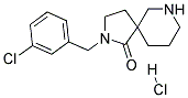 2-(3-CHLOROBENZYL)-2,7-DIAZASPIRO[4.5]DECAN-1-ONE HYDROCHLORIDE Struktur