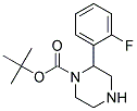 2-(2-FLUORO-PHENYL)-PIPERAZINE-1-CARBOXYLIC ACID TERT-BUTYL ESTER Struktur