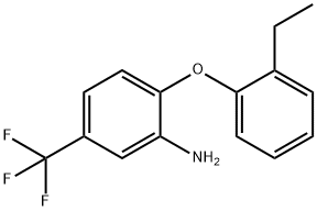 2-(2-ETHYLPHENOXY)-5-(TRIFLUOROMETHYL)ANILINE Struktur