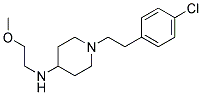 1-[2-(4-CHLOROPHENYL)ETHYL]-N-(2-METHOXYETHYL)PIPERIDIN-4-AMINE Struktur