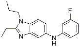 (2-ETHYL-1-PROPYL-1H-BENZOIMIDAZOL-5-YL)-(3-FLUORO-PHENYL)-AMINE Struktur