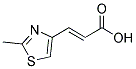 (2E)-3-(2-METHYL-1,3-THIAZOL-4-YL)ACRYLIC ACID Struktur