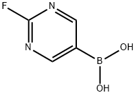 2-FLUOROPYRIMIDINE-5-BORONIC ACID Struktur