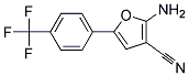 2-AMINO-5-(4-TRIFLUOROMETHYL-PHENYL)-FURAN-3-CARBONITRILE Struktur