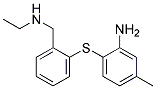 2-[(2-AMINO-4-METHYLPHENYL)THIO]-N-ETHYL-BENZENEMETHANAMINE Struktur