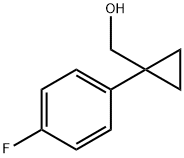 [1-(4-FLUORO-PHENYL)-CYCLOPROPYL]-METHANOL Struktur