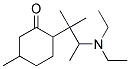 2-(2-DIETHYLAMINO-1,1-DIMETHYL-PROPYL)-5-METHYL-CYCLOHEXANONE Struktur