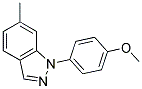 1-(4-METHOXY-PHENYL)-6-METHYL-1H-INDAZOLE Struktur