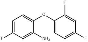 2-(2,4-DIFLUOROPHENOXY)-5-FLUOROANILINE Struktur