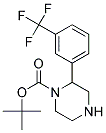 2-(3-TRIFLUOROMETHYL-PHENYL)-PIPERAZINE-1-CARBOXYLIC ACID TERT-BUTYL ESTER Struktur