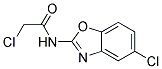 2-CHLORO-N-(5-CHLORO-BENZOOXAZOL-2-YL)-ACETAMIDE Struktur