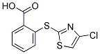 2-[(4-CHLORO-1,3-THIAZOL-2-YL)THIO]BENZOIC ACID Struktur