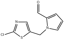 1-[(2-CHLORO-1,3-THIAZOL-5-YL)METHYL]-1H-PYRROLE-2-CARBALDEHYDE Struktur