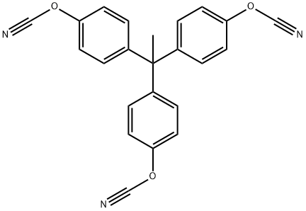 1,1,1-TRIS(4-CYANATOPHENYL)ETHANE Struktur