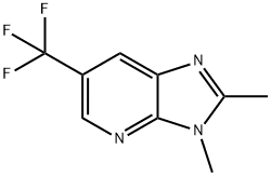 2,3-DIMETHYL-6-TRIFLUOROMETHYL-3H-IMIDAZO[4,5-B]PYRIDINE Struktur