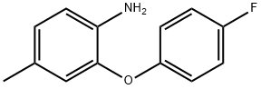 2-(4-FLUOROPHENOXY)-4-METHYLANILINE Struktur