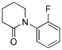 1-(2-FLUORO-PHENYL)-PIPERIDIN-2-ONE Struktur