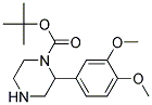 2-(3,4-DIMETHOXY-PHENYL)-PIPERAZINE-1-CARBOXYLIC ACID TERT-BUTYL ESTER Struktur