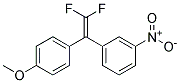 1-[2,2-DIFLUORO-1-(3-NITROPHENYL)VINYL]-4-METHOXYBENZENE Struktur