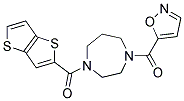 1-(ISOXAZOL-5-YLCARBONYL)-4-(THIENO[3,2-B]THIEN-2-YLCARBONYL)-1,4-DIAZEPANE Struktur