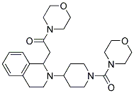 2-[1-(MORPHOLIN-4-YLCARBONYL)PIPERIDIN-4-YL]-1-(2-MORPHOLIN-4-YL-2-OXOETHYL)-1,2,3,4-TETRAHYDROISOQUINOLINE Struktur