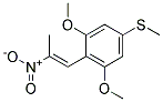 1-(2,6-DIMETHOXY-4-METHYLTHIOPHENYL)-2-NITROPROPENE Struktur