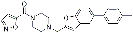 1-(ISOXAZOL-5-YLCARBONYL)-4-([5-(4-METHYLPHENYL)-1-BENZOFURAN-2-YL]METHYL)PIPERAZINE Struktur