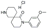 2-(3-METHOXYPHENYL)-2,8-DIAZASPIRO[5.5]UNDECAN-1-ONE HYDROCHLORIDE Struktur