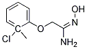 2-(2-CHLORO-2-METHYLPHENOXY)-1-(HYDROXYIMINO)ETHYLAMINE Struktur