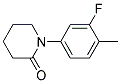 1-(3-FLUORO-4-METHYL-PHENYL)-PIPERIDIN-2-ONE Struktur