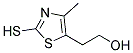 2-Mercapto-4-methyl-5-thiazoleethanol Struktur