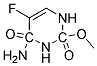 2-Methoxy-4-Amino-5-Fluorouracil Struktur