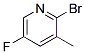 2-Bromo-5-Fluoro-3-Methylpyridine Struktur