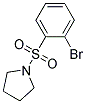 1-[(2-Bromophenyl)sulphonyl]pyrrolidine Struktur