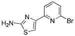 2-Amino-4-(6-bromopyridin-2-yl)-1,3-thiazole Struktur