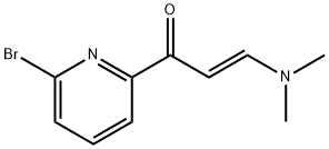 1-(6-Bromopyridin-2-yl)-3-(dimethylamino)prop-2-en-1-one Struktur