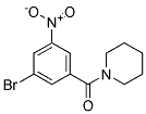 1-(3-Bromo-5-nitrobenzoyl)piperidine Struktur