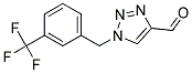 1-[3-(Trifluoromethyl)benzyl]-1H-1,2,3-triazole-4-carboxaldehyde Struktur