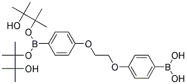 1,2-Di(4-boronophenoxy)ethane, dipinacol ester Struktur