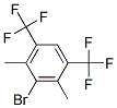 1,5-Bis(trifluoromethyl)-3-bromo-2,4-dimethylbenzene Struktur